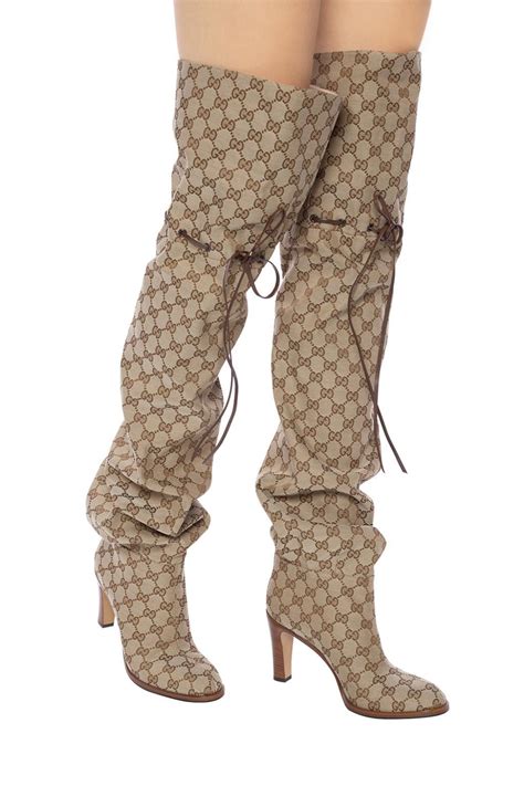 gucci boots knee|thigh high gucci boots.